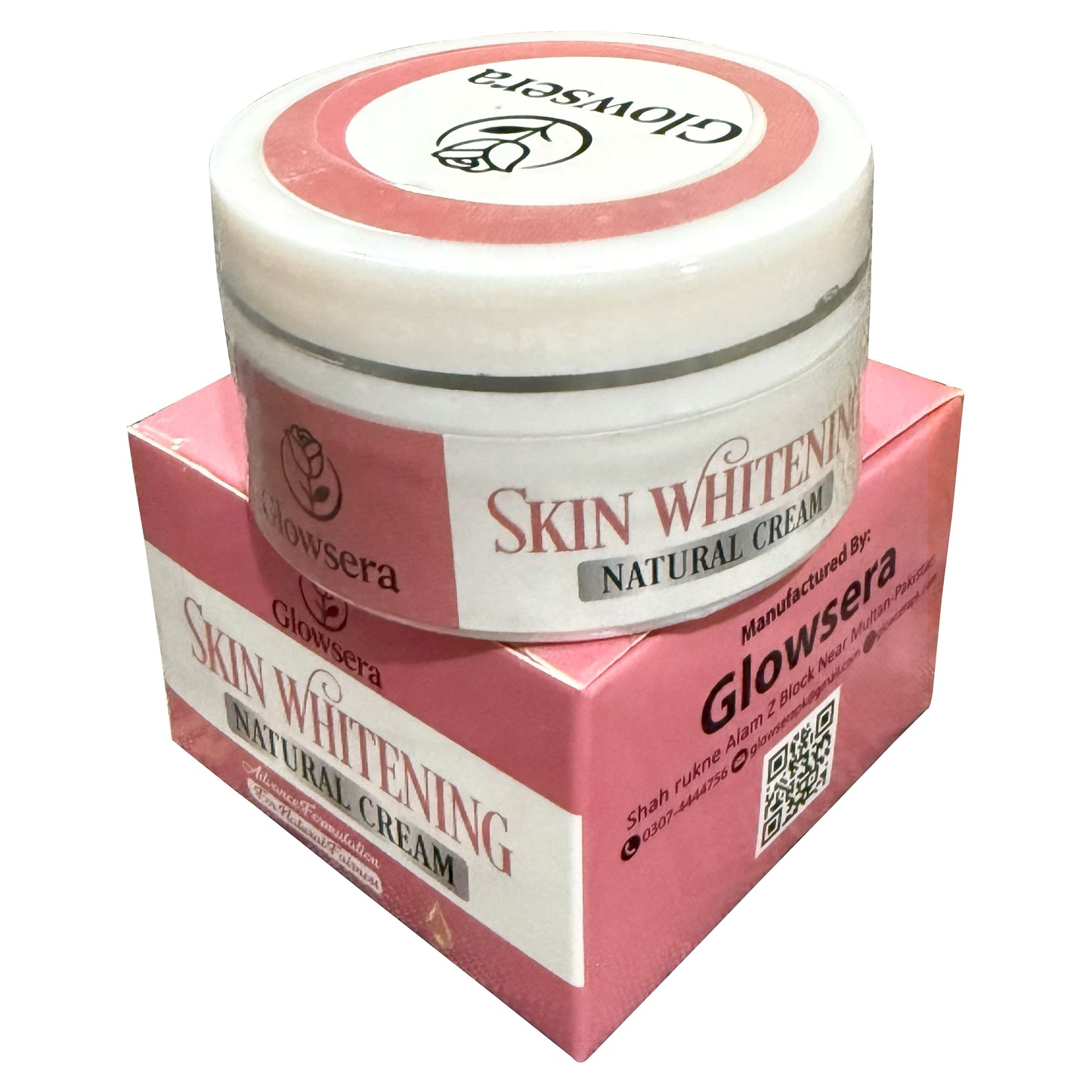 Glowsera Skin Whitening Cream – For Face, Hands & Feet – 35ml | 7 Days Visible Result