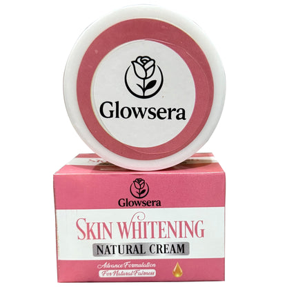 Glowsera Skin Whitening Cream – For Face, Hands & Feet – 40ml | 7 Days Visible Result